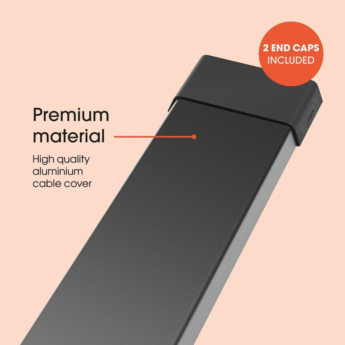 Product image 5 for TVA 7000 Cable cover (black)